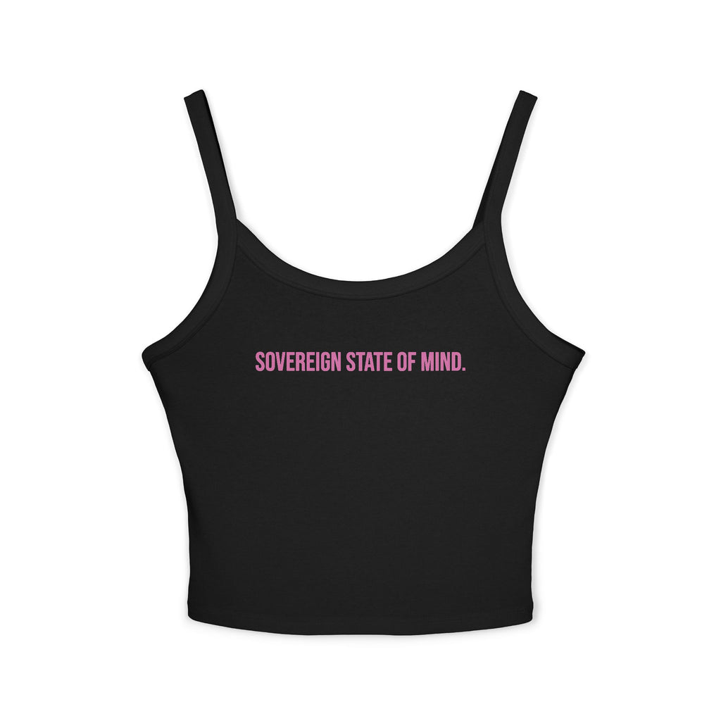 SOVEREIGN STATE OF MIND Spaghetti Strap Tank Top