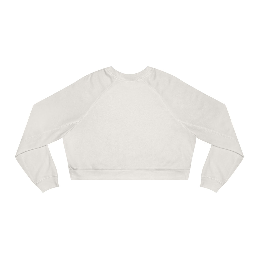 CONDITIONAL LOVE. PERMANENT BLOCK. Cropped Fleece Pullover