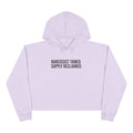 NARCISSIST TAMED. SUPPLY RECLAIMED. LILAC HOODIE
