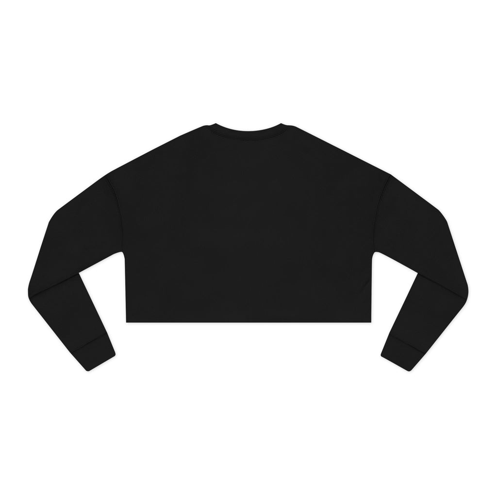 TOXIC TEXT GAMBLER CROPPED SWEATSHIRT