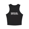 NARCISSIST AUDIT. SUPPLY DESTROYED.. Micro Rib Racer Tank Top