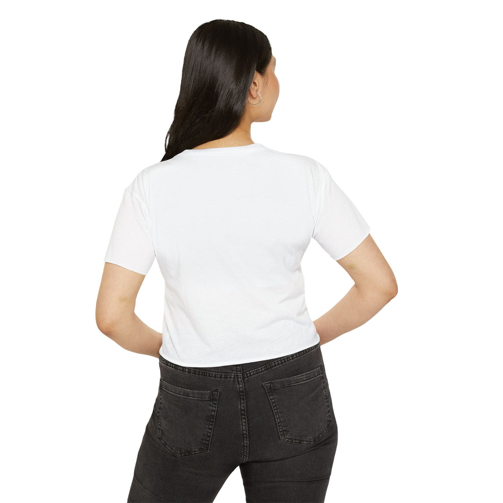 LEFT ON DELIVERED. PERMANENTLY.  Crop Top