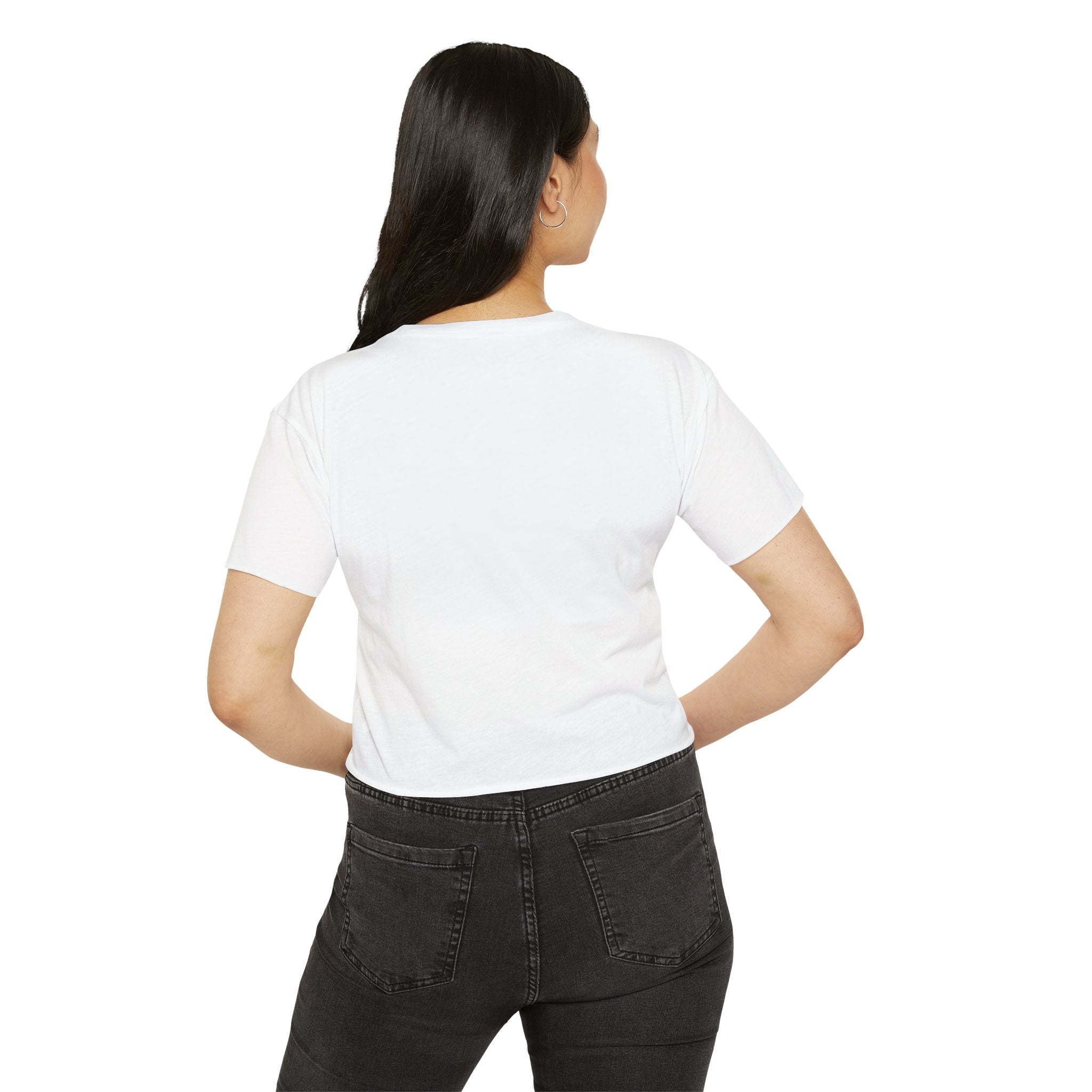 LEFT ON DELIVERED. PERMANENTLY.  Crop Top