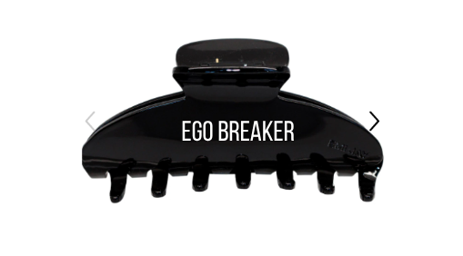Ego Breaker Claw Clip - White, Black, Pearlized White or Pearlized Pink