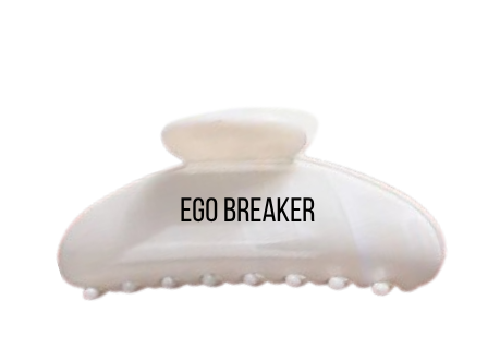 Ego Breaker Claw Clip - White, Black, Pearlized White or Pearlized Pink